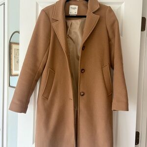 Abercrombie & Fitch Camel Trench Coat